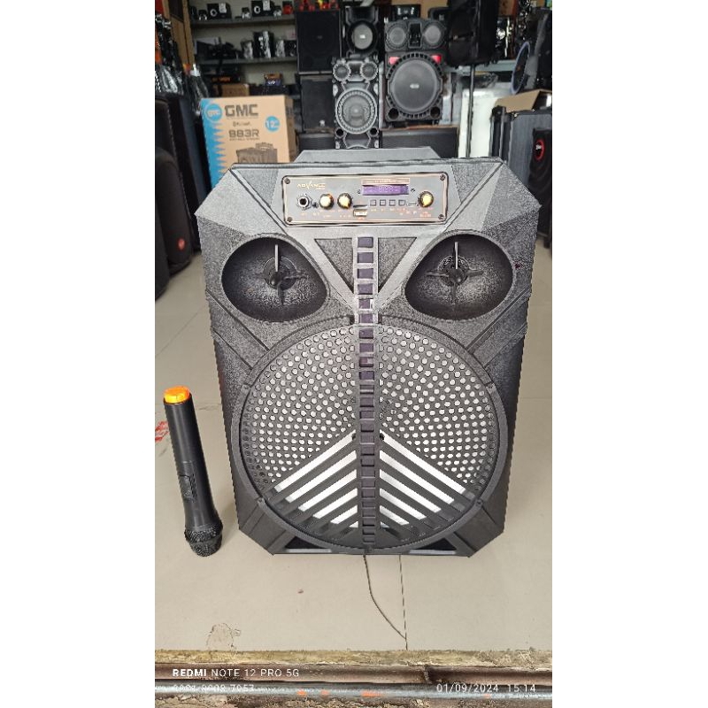 Speaker Advance S-120 12 inchi Speaker Bluetooth Karaoke