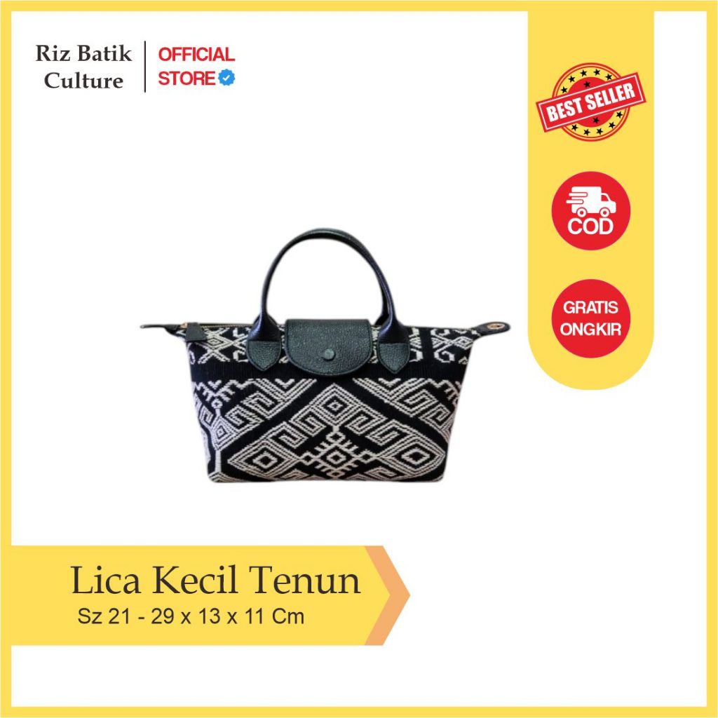 Lica Mini Tenun  Pahikung/Kain Batik/Tas Batik/Tas Tenun/Tas Kulit/Tas ethnic/Tas Wanita