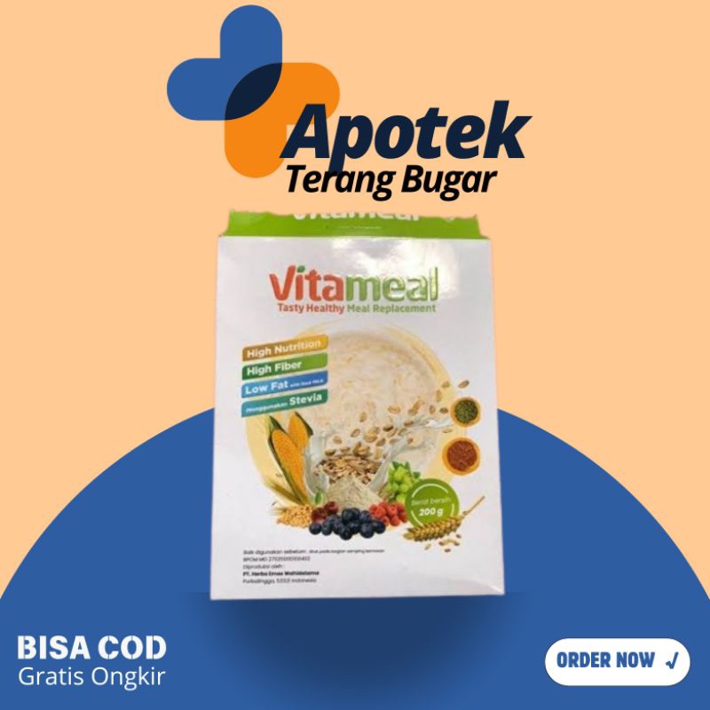 

VITAMEAL SEREAL SEHAT UNTUK MENCEGAH MASALAH DIABETES LAMBUNG GERD 100% ORIGINAL