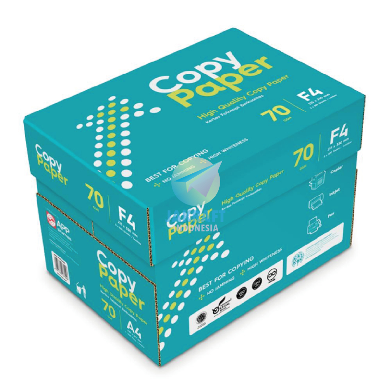 

(2500 Lembar) Kertas HVS F4 Folio 75 (70) Gsm Gram COPY PAPER Copier dari Sinar Dunia Seperti PaperOne | DUS