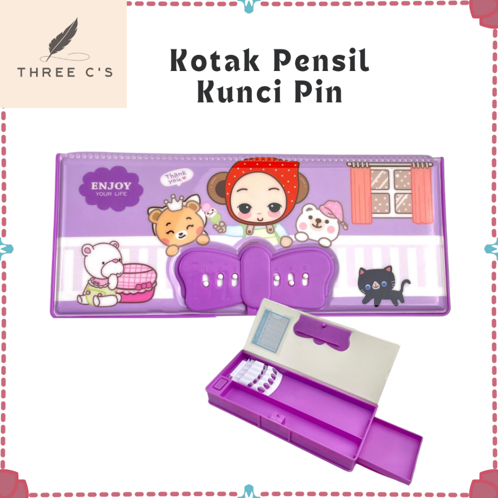 

Tempat Kotak Pensil Anak Magnet Password Kode Kunci Kata Sandi