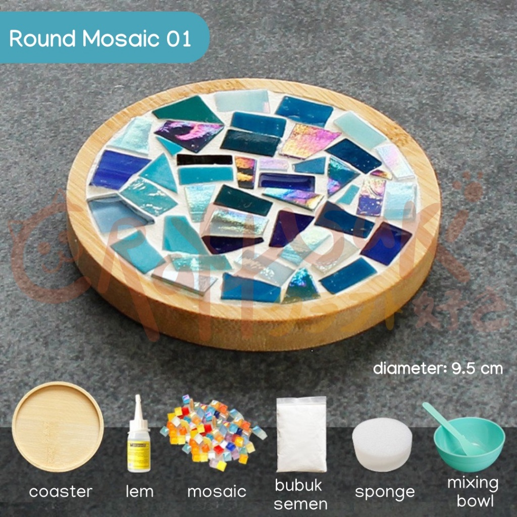 DIY Tatakan Gelas Coaster / Tray / Tatakan Gelas Aesthetic Handmade