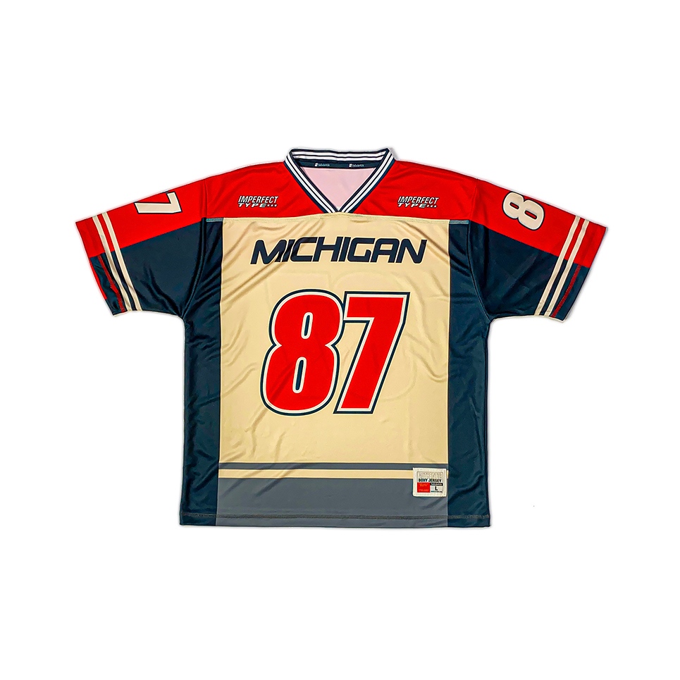 Salaketik Jersey Oversize Boxy Fit Michigan #87
