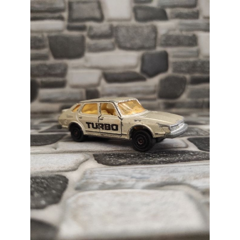Majorette Saab Turbo Vintage Rare Made In France Junk - Loose Murah