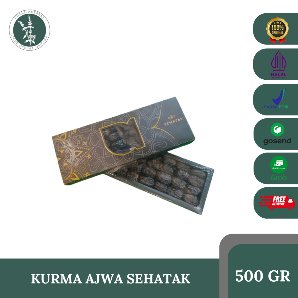 

Kurma Ajwa Premium Sehatak - 500gr