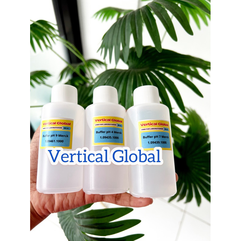 100 ml Buffer ph Merck ph 4 , ph 7 , ph 9 , ph 10