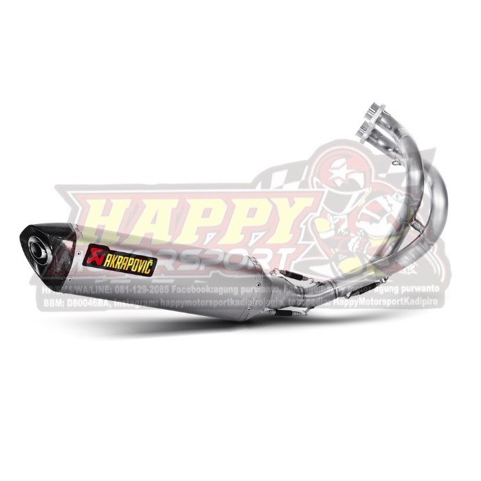 Knalpot Akrapovic Kawasaki ER6N / ER6F Full System
