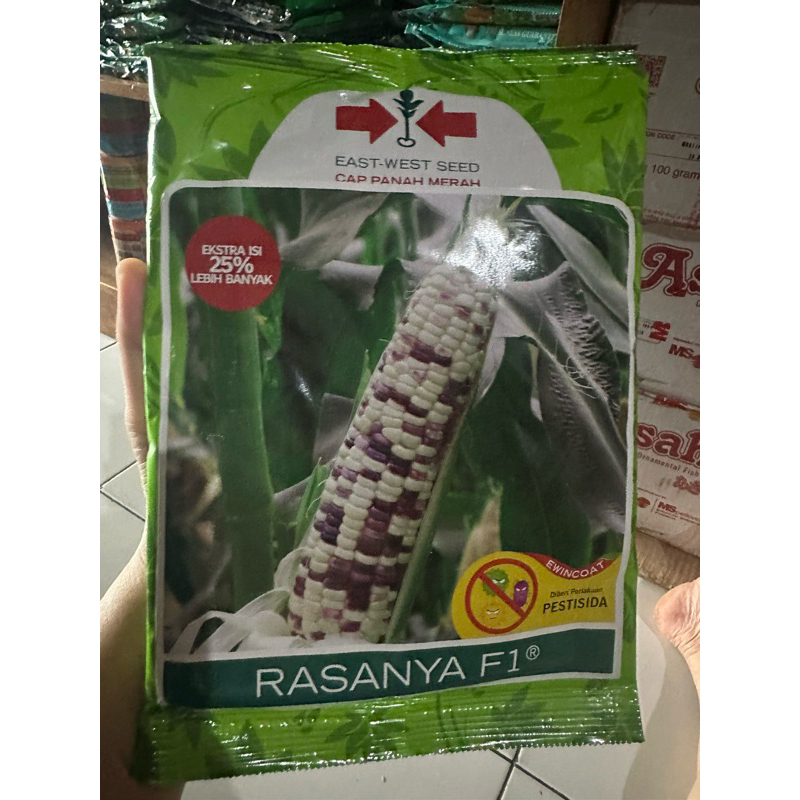 Benih jagungRasanya jagung putih merah pulut manis dari panah merah 250 gr