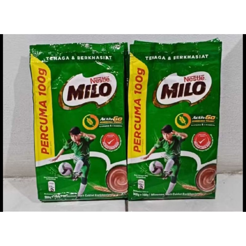 

Milo 900+100Gr {12Bks}