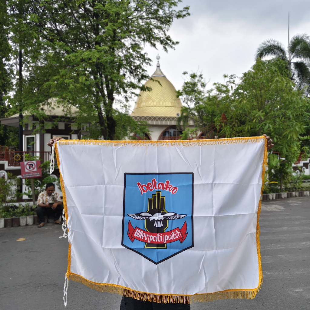 Bendera Merpati Putih Bendera MP Bendera Pencak Silat Merpati Putih Bendera Merpati Putih Rumbai