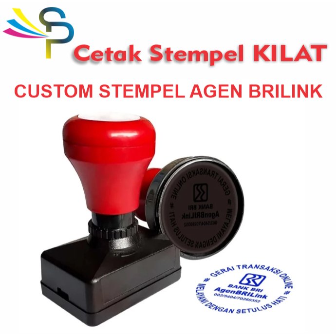 

cetak stempel custom agen brilink
