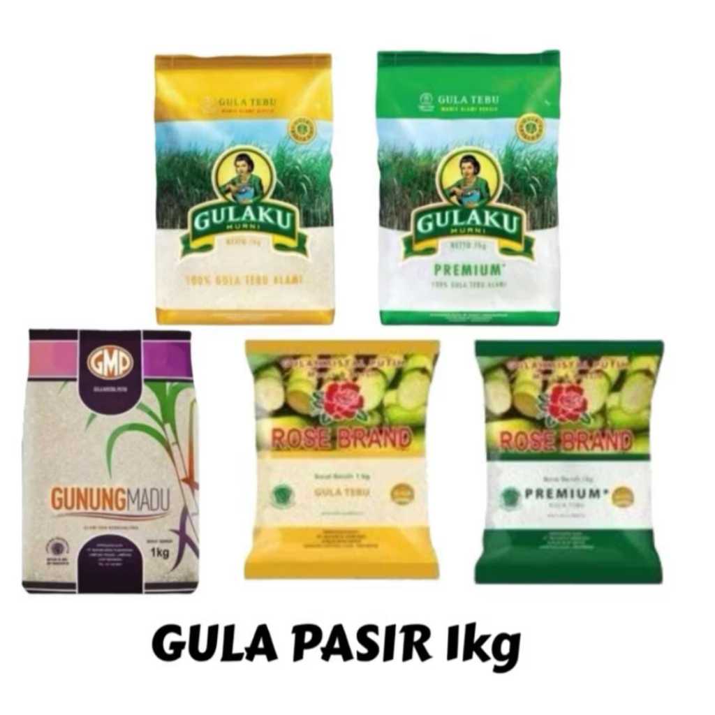 

GULA PASIR PREMIUM 1 KG ASLI TEBU PILIHAN SUGAR