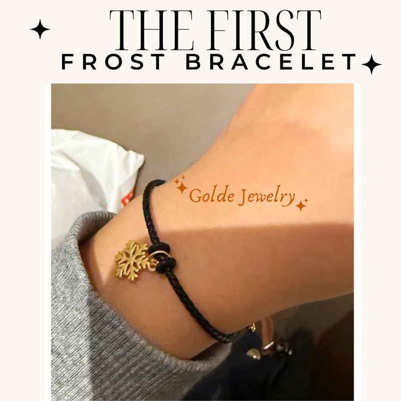 THE FIRST FROST BRACELET COUPLE GELANG COUPLE GOLDE JEWELRY