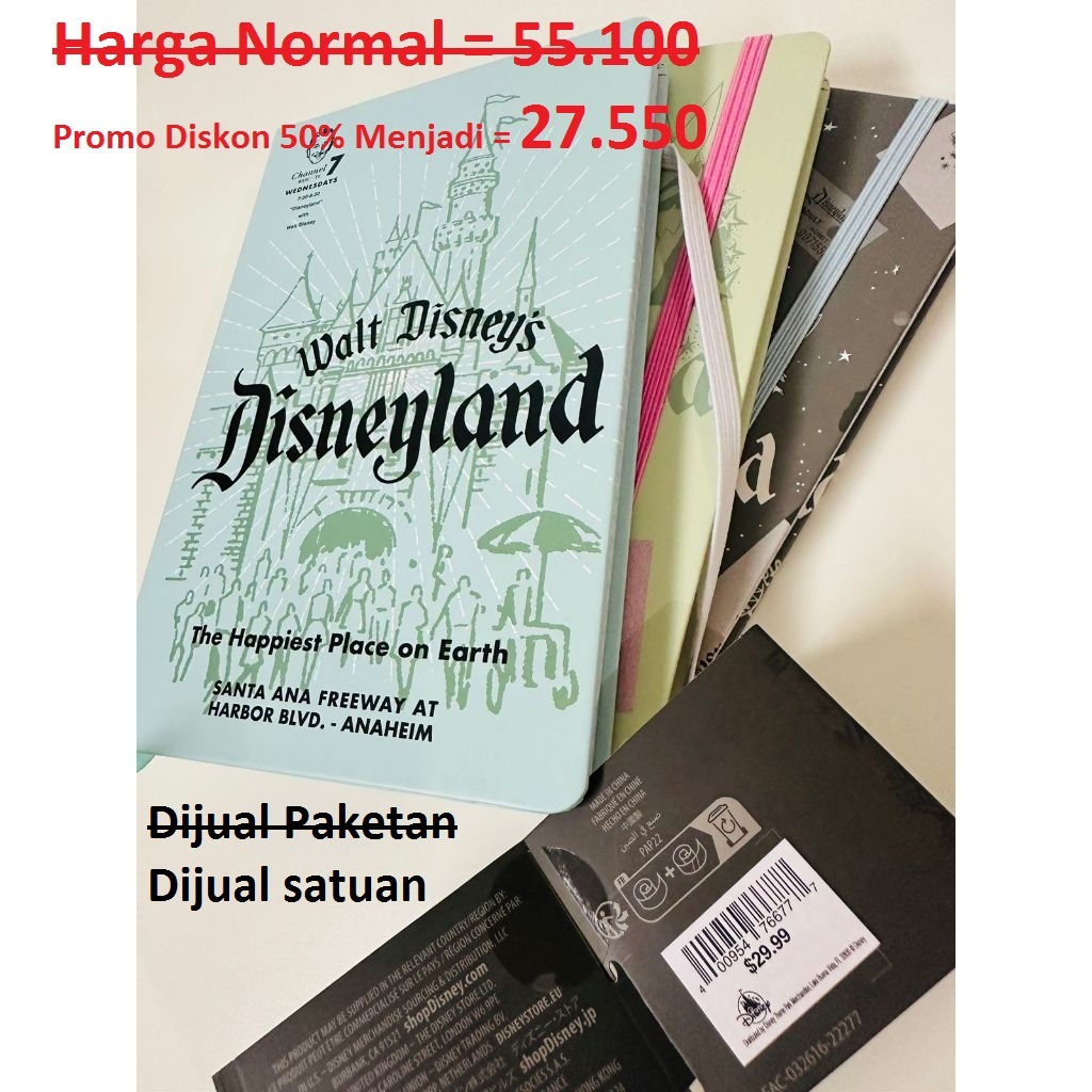 

Buku Agenda Notebook Motif Walt Disney A5 Buku Garis Buku Agenda Disneyland Buku Catatan Diary Stationery Note Book