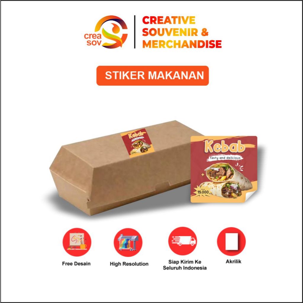 

Creasov – Sticker Kebab Cromo Bulat Label Makanan Murah Cetak Stiker Cromo Murah Costum