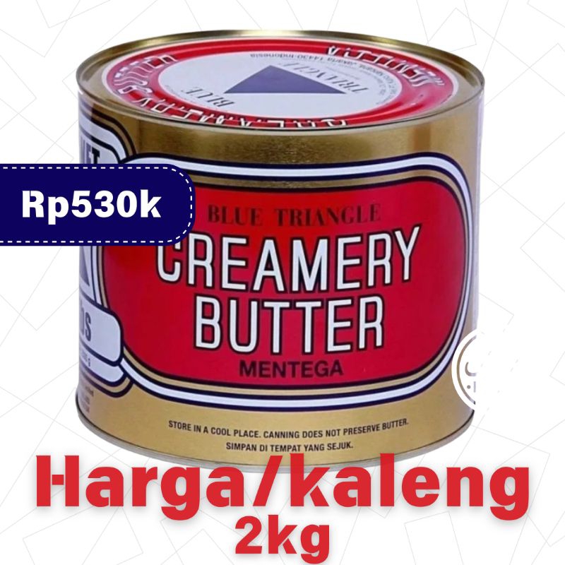

2kg blue triangle butter creamery