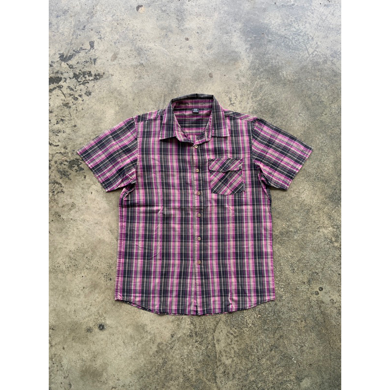 Vintage Oakley Purple Plaid Shirt