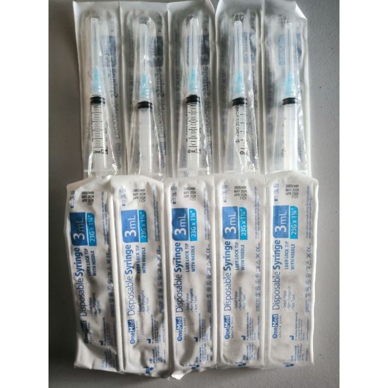 Spuit 3cc Onemed / Jarum Suntik 3cc Onemed / Spuit Syringe Disposable 3cc Onemed ( Eceran )