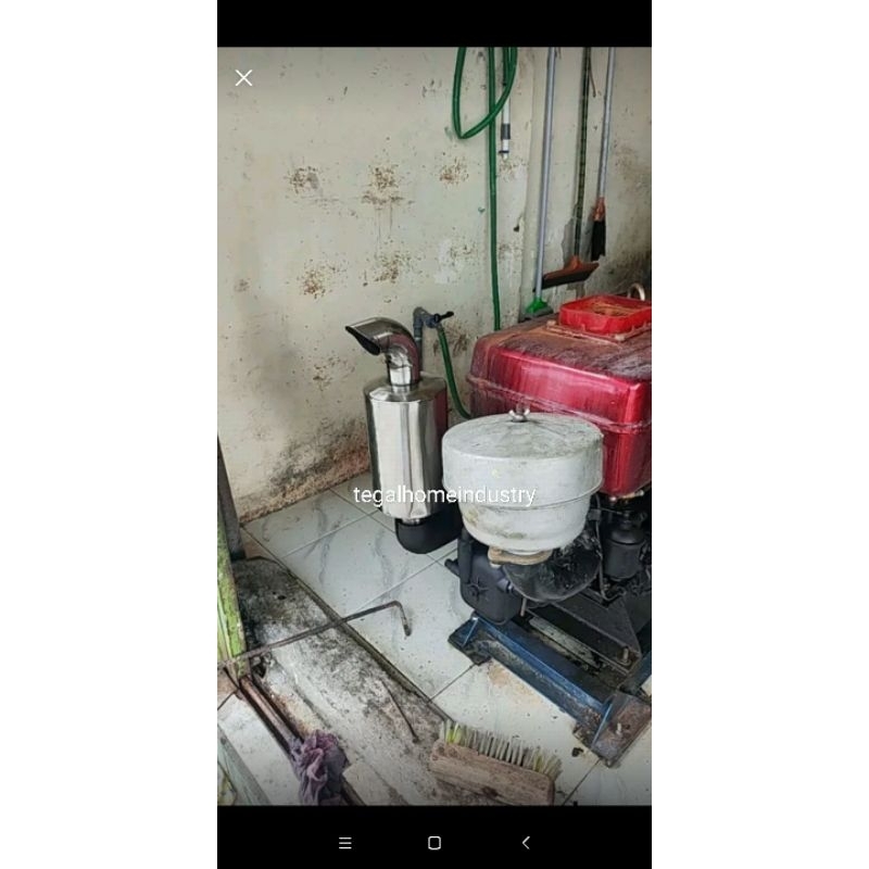 knalpot diesel dongfeng full stainless 16pk-26pk