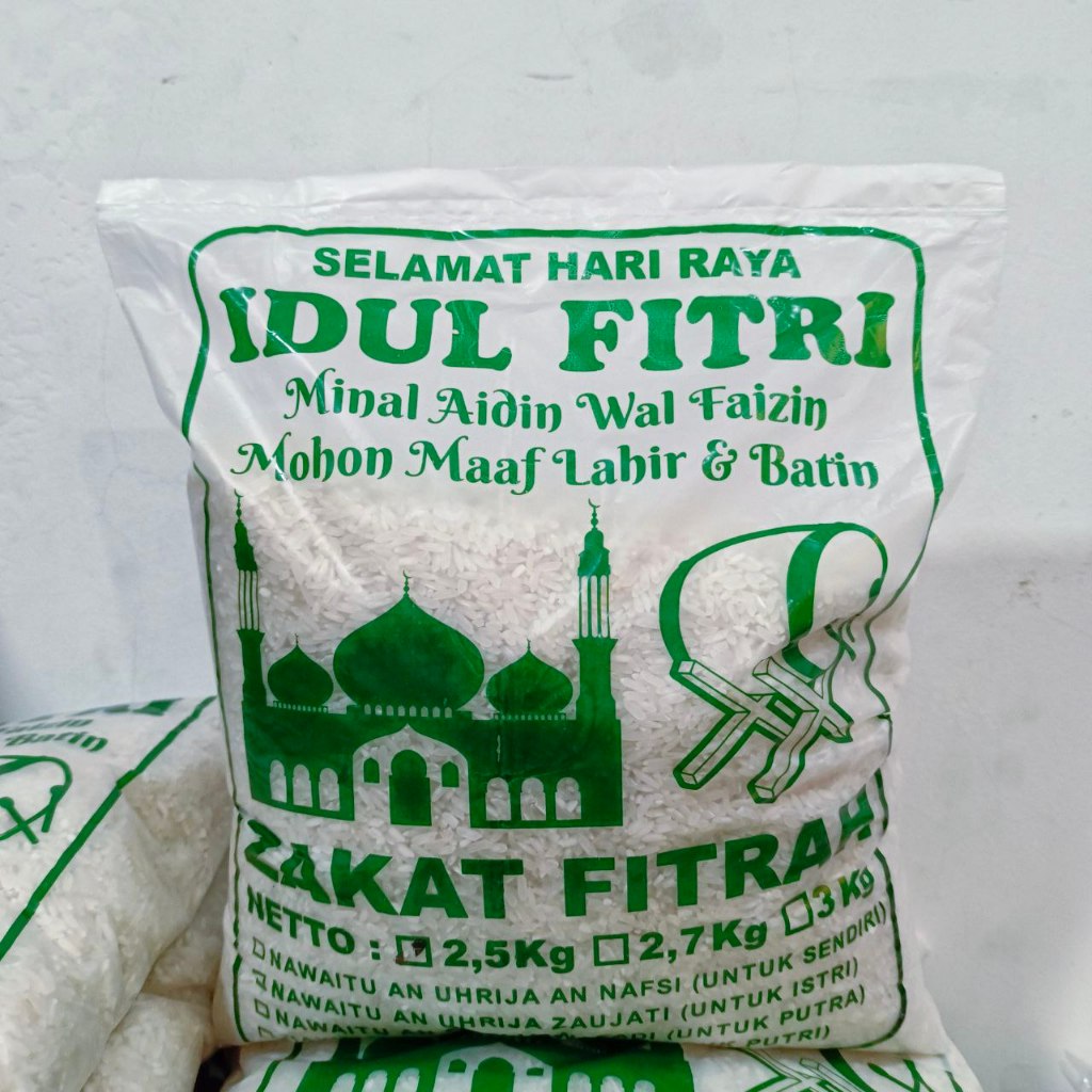 

BERAS ZAKAT FITRAH ROJOLELE 2,5KG 2,7KG 3KG