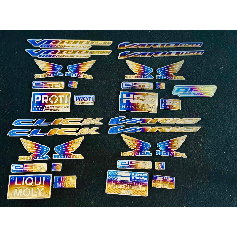 Emblem SET FULL Titanium Vario 125 150 Original Vietnam