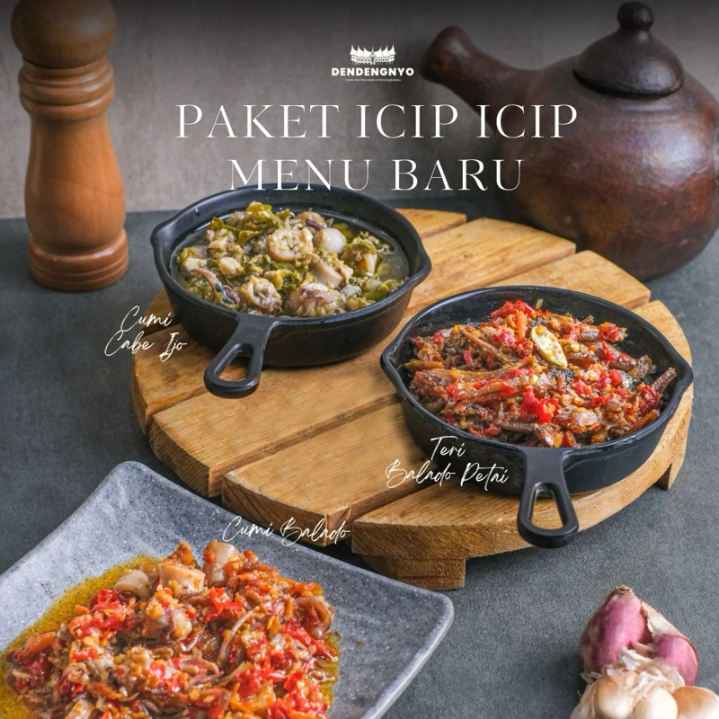 

Paket Icip-icip New Menu - Dendengnyo