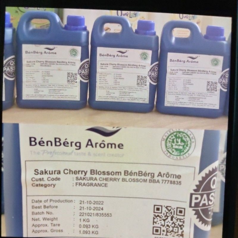 Bibit Parfum Laundry Sakura Cherry Blossom BenBerg Arome