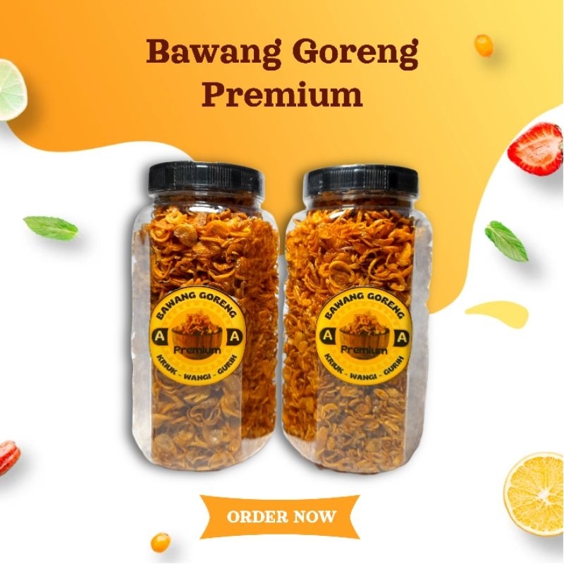 

Bawang Goreng Premium 190gr|Bawang goreng|Bawang merah goreng|Bawang merah|Bagor|Bawang goreng tanpa tepung|Bawang|Bawang Goreng Kriuk|Bawang goreng pekalongan