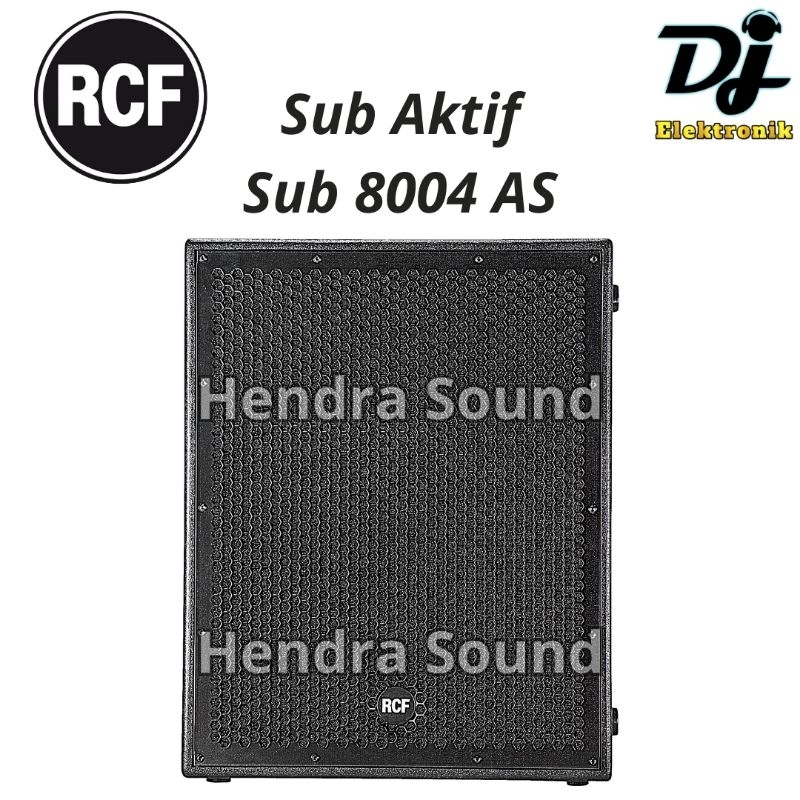 RCF ● SUB 8004 AS / SUB8004 AS - Speaker Subwoofer Aktif 18 inch (ORI ITALY)