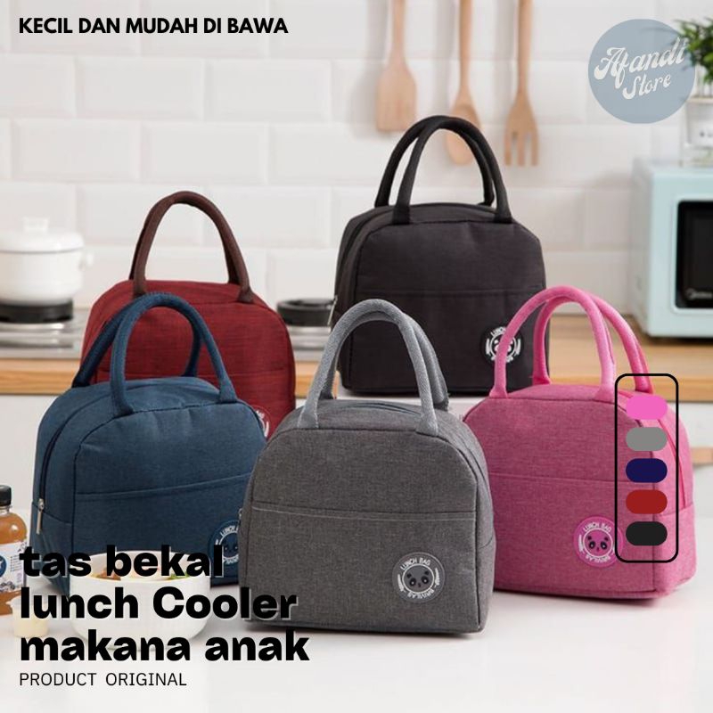 TAS BEKAL MAKANAN ANAK LUNCH BAG TEMPAT BEKAL ANAK TEMPAT PENYIMPANAN MAKANAN TAS LUNCH BOX