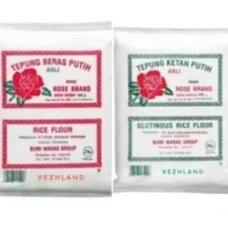 ROSE BRAND TEPUNG BERAS PUTIH TEPUNG KETAN PUTIH KEMASAN 1KG SUPER MURAH