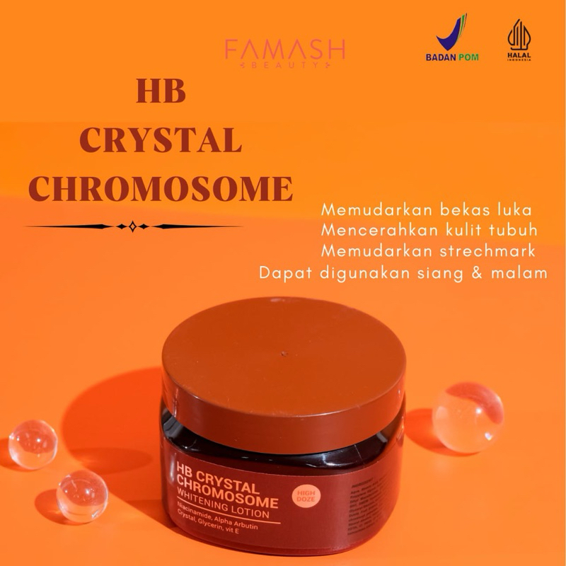HB CRYSTAL CHROMOSOME WHITENING LOTION WITH VITAMIN
