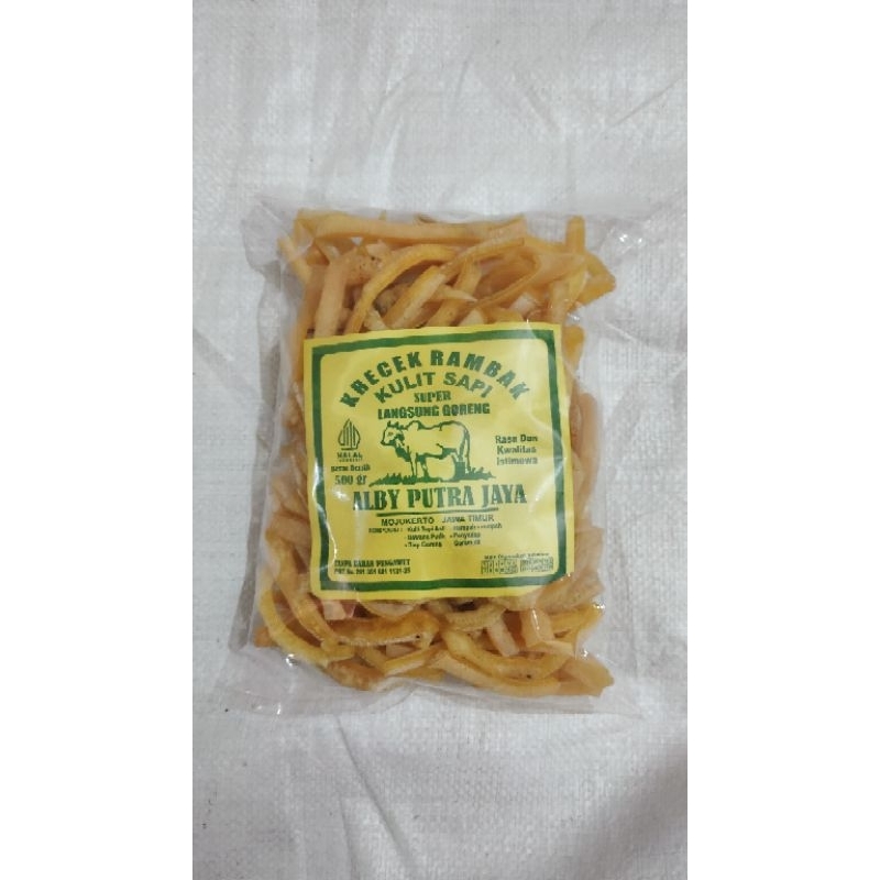 

KRECEK RAMBAK KULIT SAPI STICK LIDI/MIE 1KG