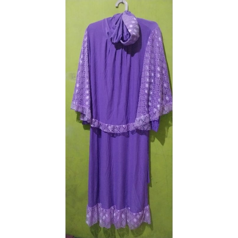 SET GAMIS KHIMAR RENDA SYAR'I DRESS MUSLIMAH