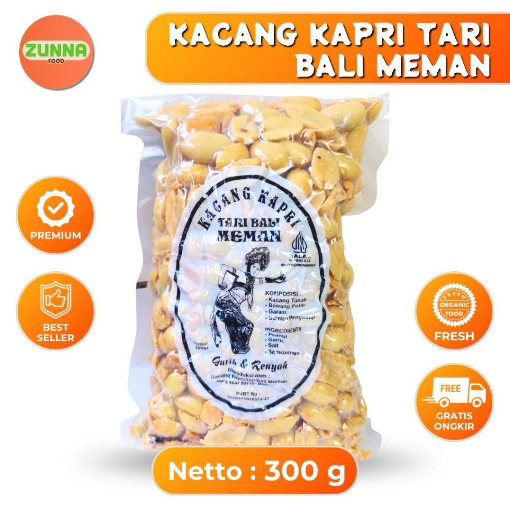

Tari Bali Meman Kacang Kapri 300 gr Camilan Khas Bali Gurih Renyah Halal Fresh