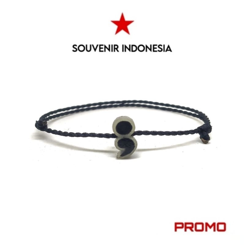 gelang semicolon gelang resin semicolon gelang harapan