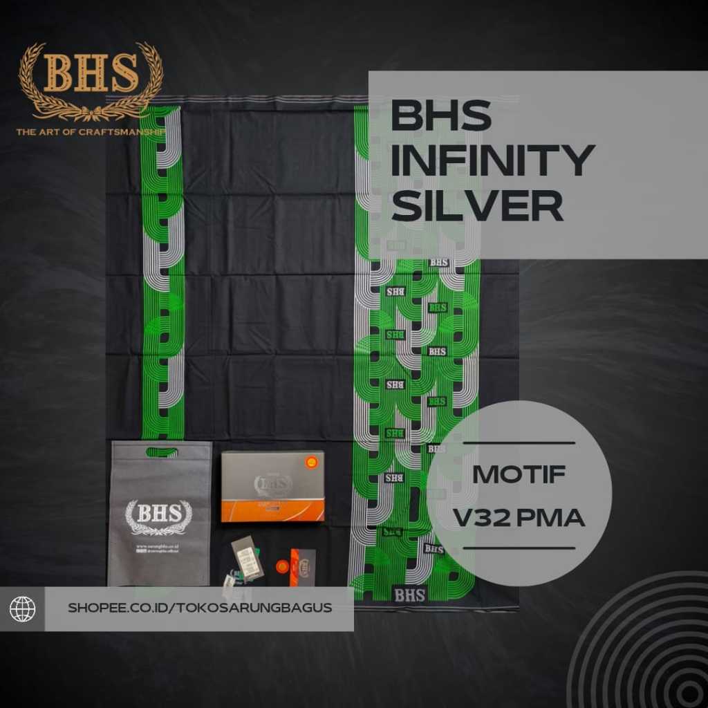 Sarung BHS Infinity Silver PMA Warna Hitam