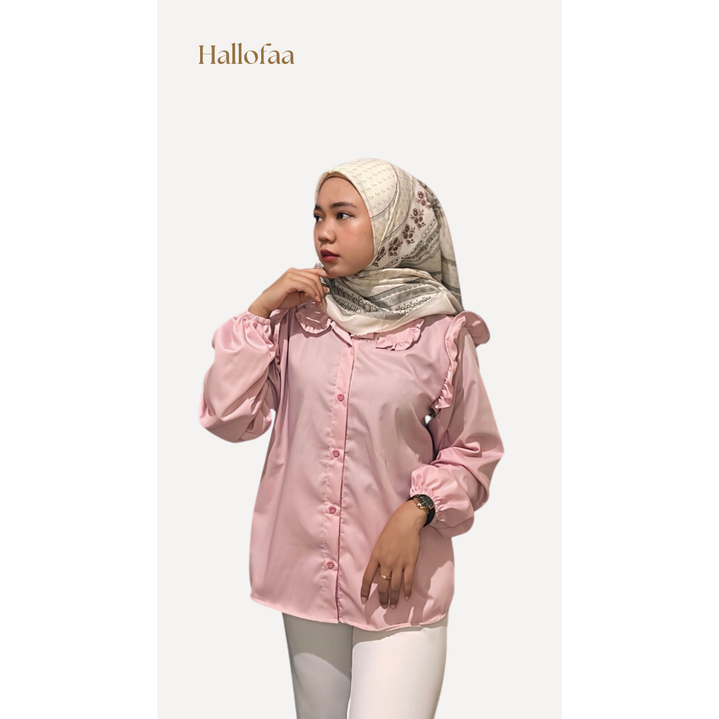 Alana Shirt - Kemeja Wanita - Atasan Wanita