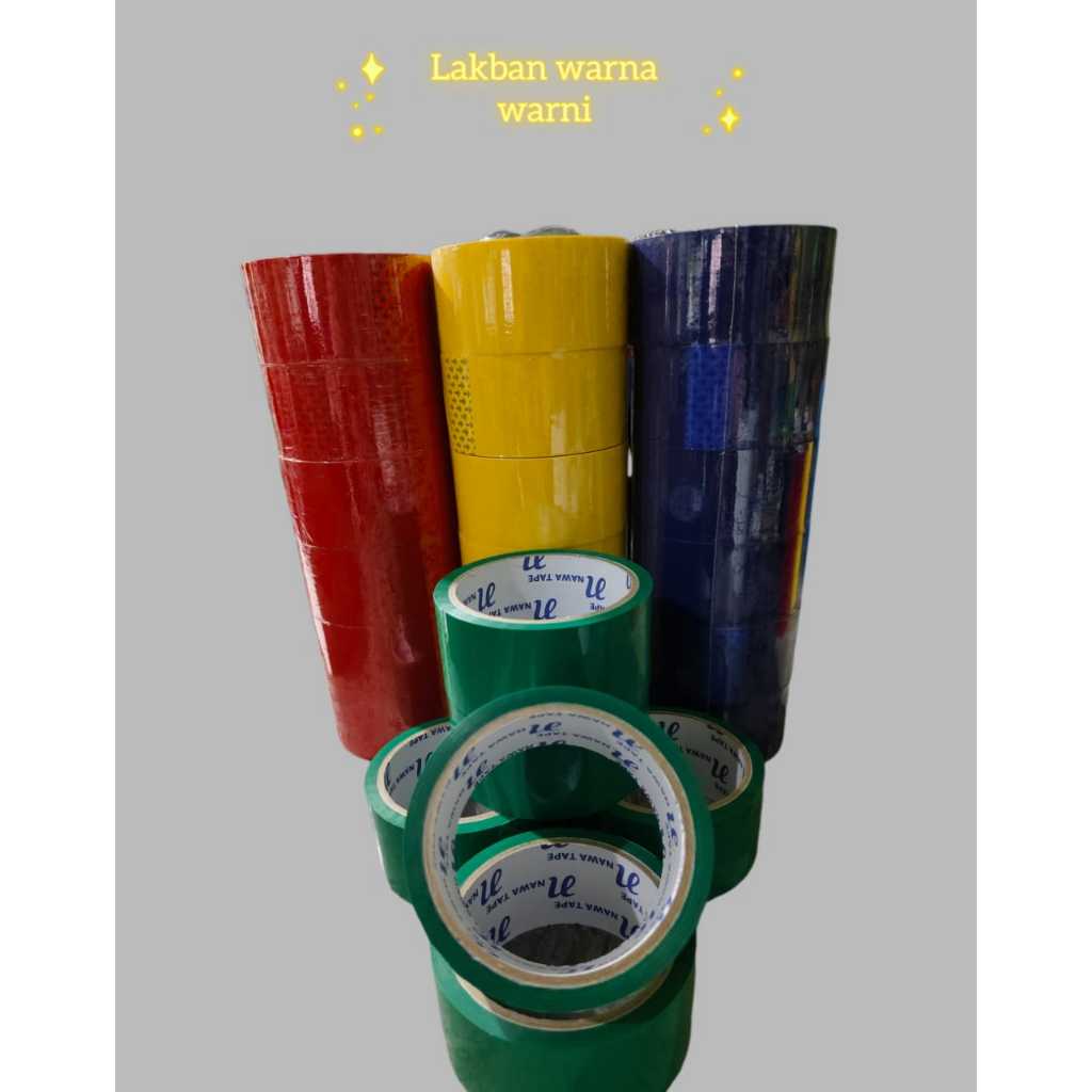 

Lakban OPP Tape / Lakban Warna 65 Yard 2inch 45mm