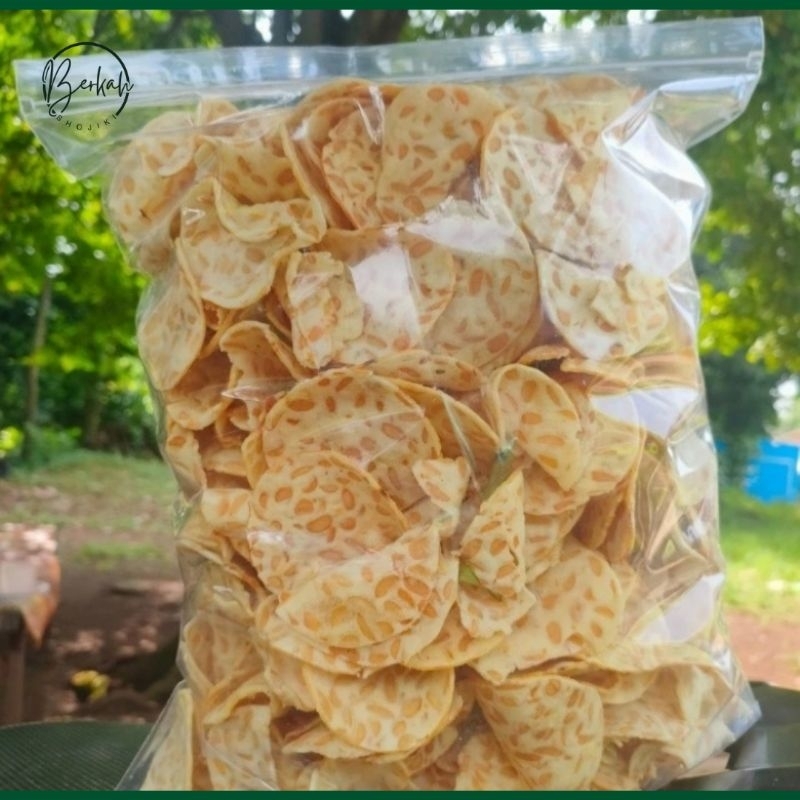 

Kripik Tempe Bulat gurih sedap murmer - 500 Gr Kripik Tempe Bulat