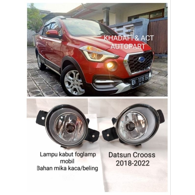 foglamp lampu kabut mobil Datsun Cross Datsun go Crooss 2018-2022