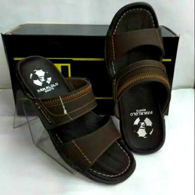 TERLARIS  Sandal Pakalolo 100% Original Model Terbaru Sandal Kulit Pria Ori