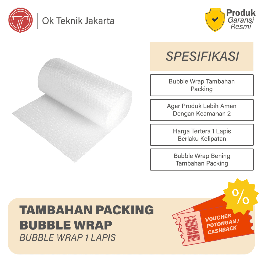 

[BISA COD] BUBBLE WRAP/ BUBBLE WRAPPING [TAMBAHAN PACKING]