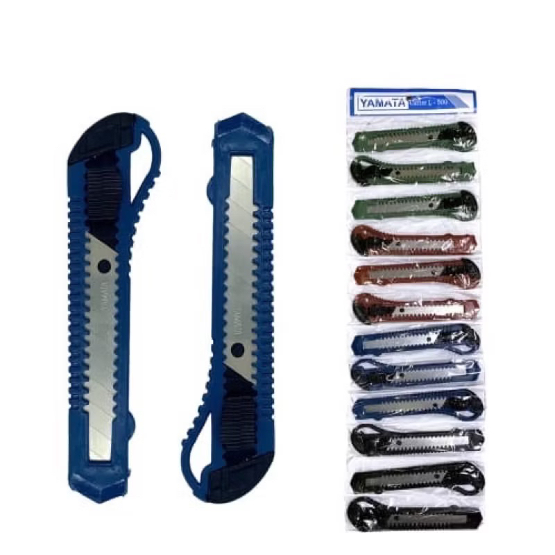 

NY Pisau Cutter Piso Cutter Cuter Kater Besar Pemotong Dus ATK Yamata Murah Carter Curter