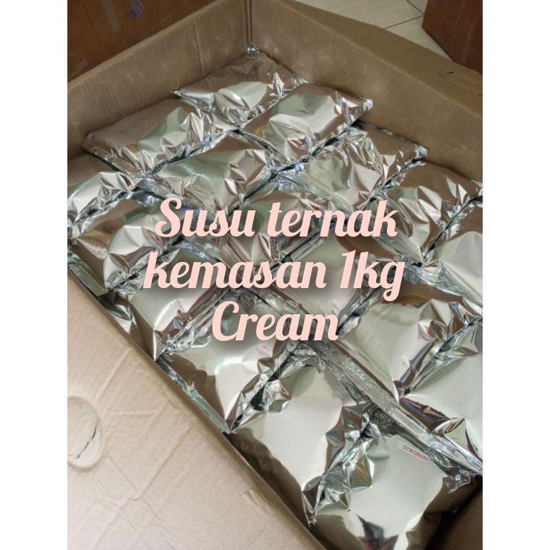 Pureblies_ Susu Ternak/Susu Afkir/Susu Pengganti Induk 1Kg/Campuran Pakan Ternak.