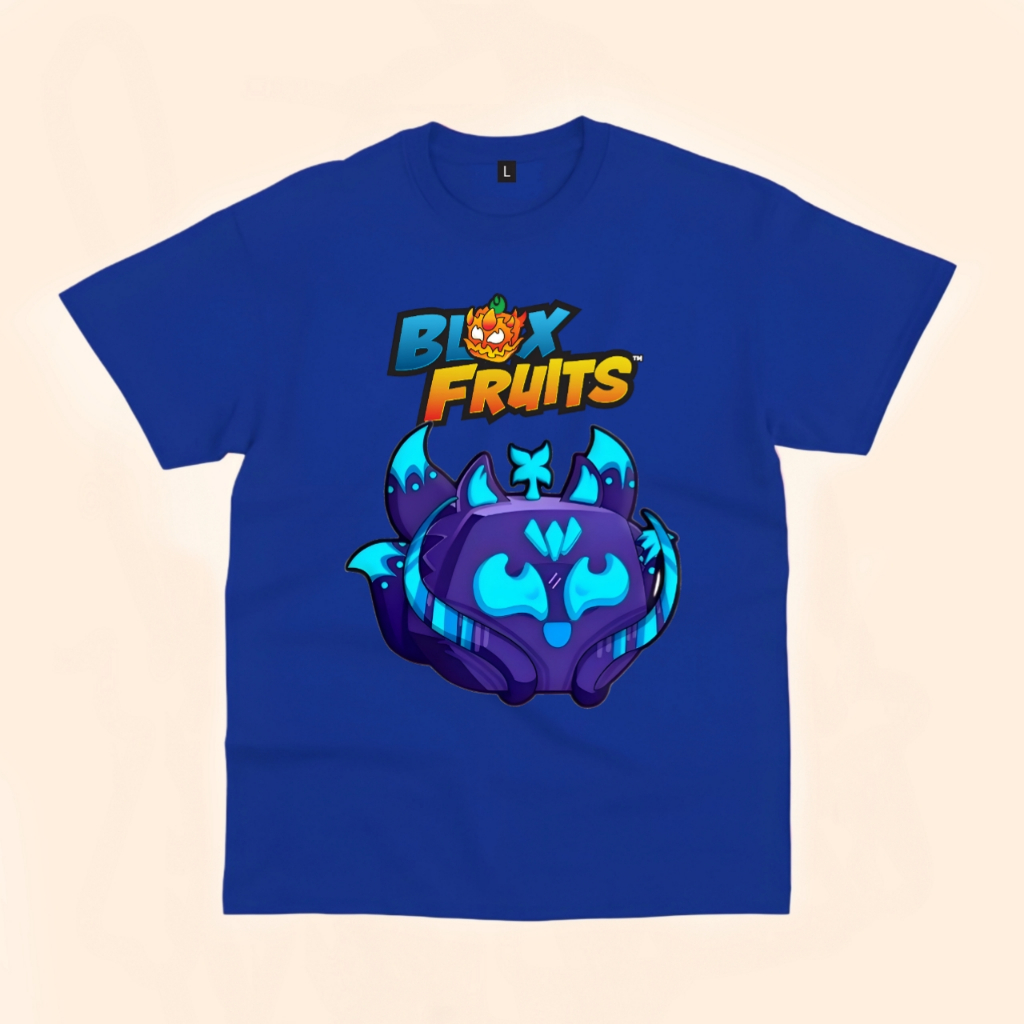 Baju kaos anak roblox blox fruit kitsune free custom nama