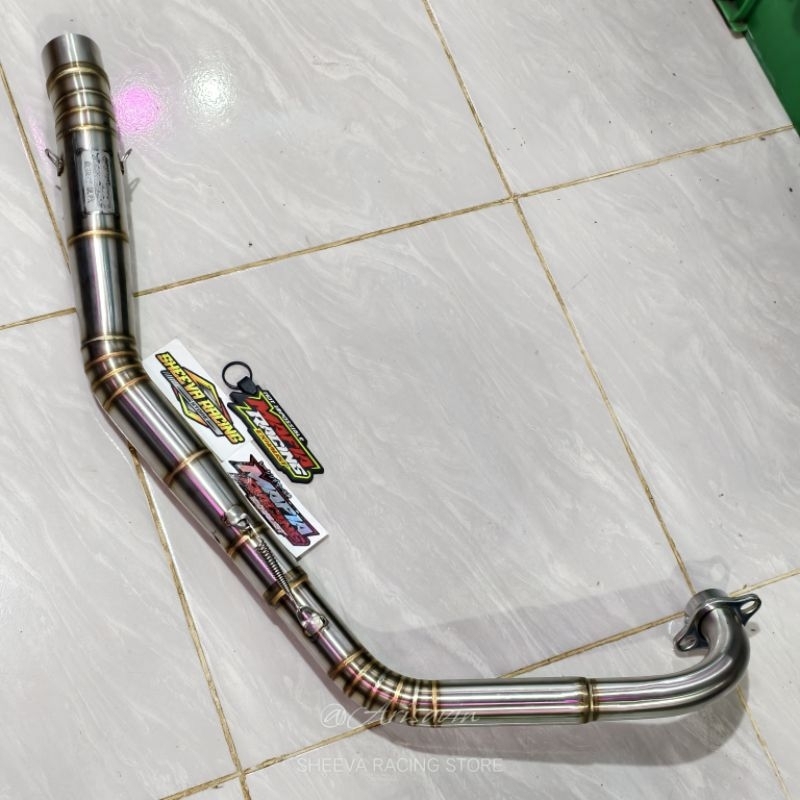 LEHER HEADER KNALPOT VIXION MAFIA INLET 50MM NVL NVA ORIGINAL KNALPOT MAFIA BAHAN TEBAL