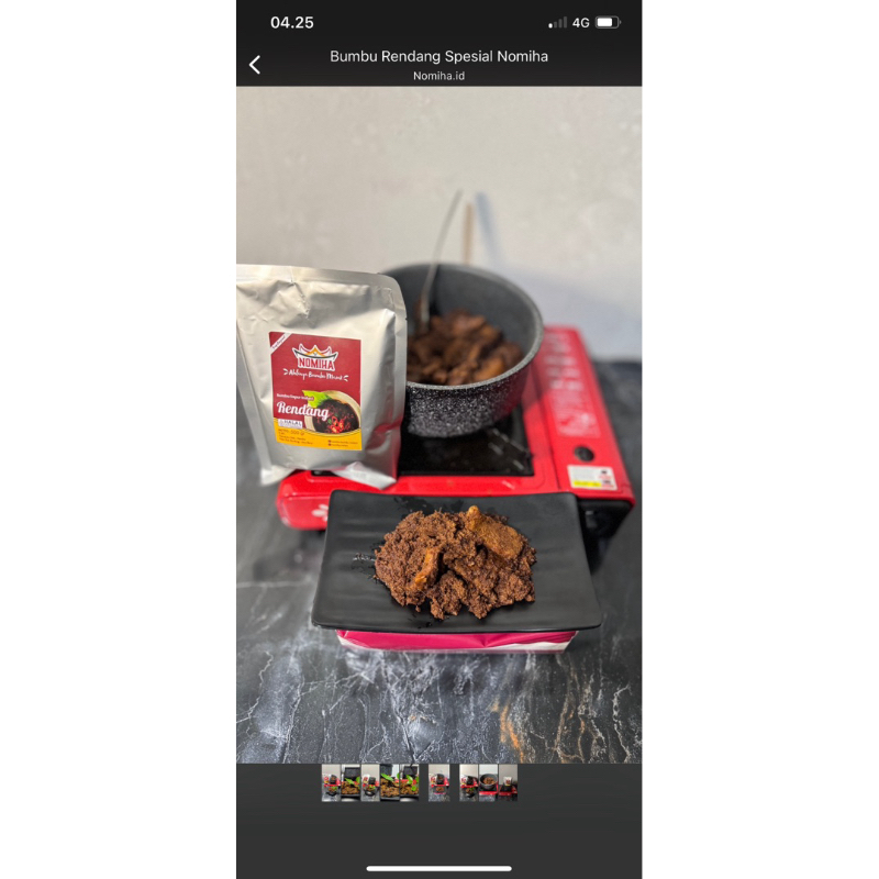 

bumbu rendang instan nomiha