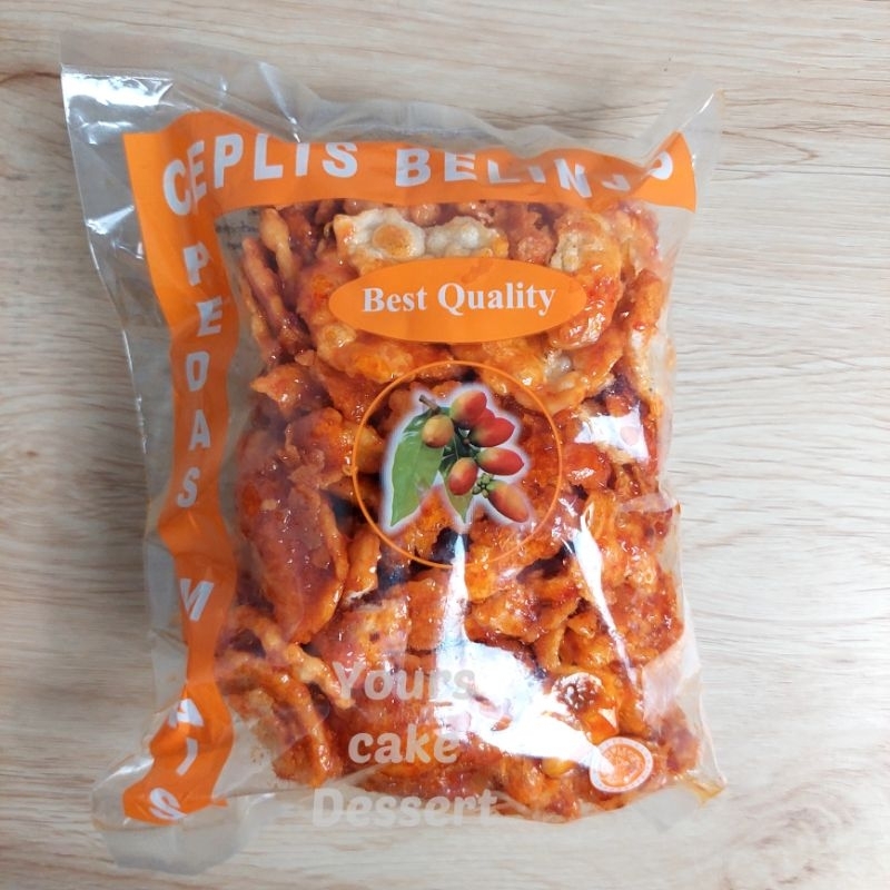 

Ceplis Belinjo / Emping Belinjo Pedas Manis 250 gr - Khas Serang