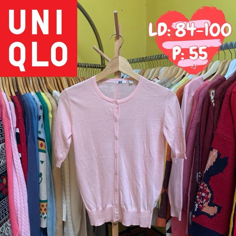 pendek rajut / knit kancing BRAND "UNIQLO & GU"
